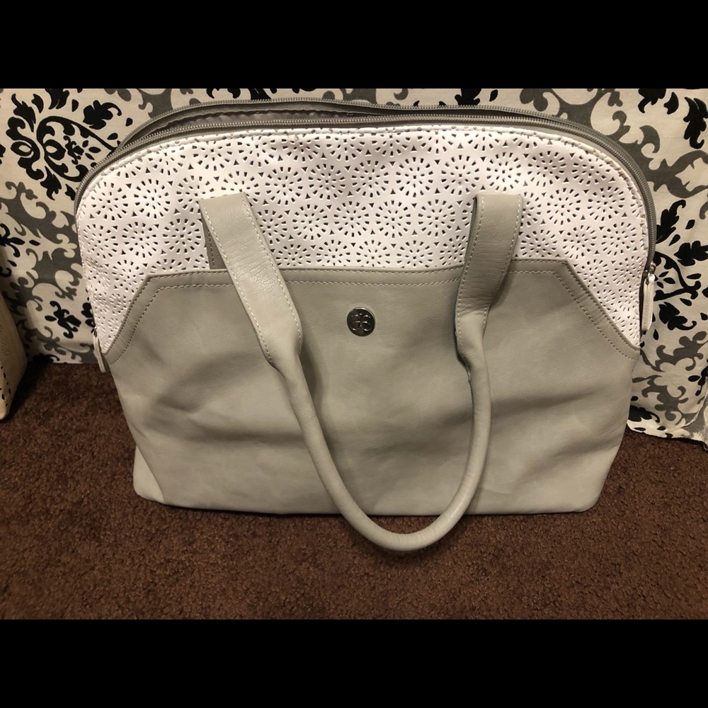 Arbonne Gray and White GTC tote